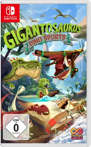 Gigantosaurus: Dino Sports für Nintendo Switch - Spiele für Nintendo Switch mit bis zu 4 Spielern im Splitscreen-Modus! Erlebe aufregende Dino-Spiele in bunter 3D-Animation, inspiriert von der beliebten Serie.