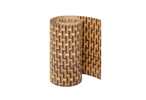 Jardinion Sichtschutzstreifen, (Sichtschutzstreifen, Doppelstabmattenzaun Sichtschutz, 1-St), aus Polyrattan, Wetterfest
