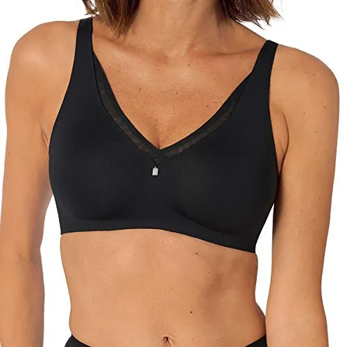 Triumph True Shape Sensation N01 Minimizer-BH Schwarz F 70 Damen - Funktionsunterwäsche für eine natürliche Silhouette - der bügellose Minimizer-BH bietet optimalen Komfort und Unterstützung mit eleganten Mesh-Details und einem angenehmen Tragegefühl.
