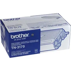 Brother Toner TN-3170 Schwarz - Hohe Seitenkapazität - Toner für Brother Drucker, original und langlebig mit einer Kapazität von ca. 7.000 A4-Seiten, ideal für hohe Druckvolumen.