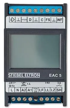 STIEBEL ELTRON EAC 5 Aufladesteuerung - Armaturen mit präziser Steuerung, ermöglicht effizientes Laden bei 230 V, kompakte Maße von 5 cm Breite und 6 cm Länge.