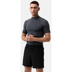 POWER KOMPRESSIONS T-SHIRT - L - Hochwertiges Kompressions-T-Shirt für optimale Muskelunterstützung beim Training. Atmungsaktives Material und kühlende Mesh-Einsätze sorgen für Komfort und Bewegungsfreiheit. Ideal für Indoor- und Outdoor-Aktivitäten.