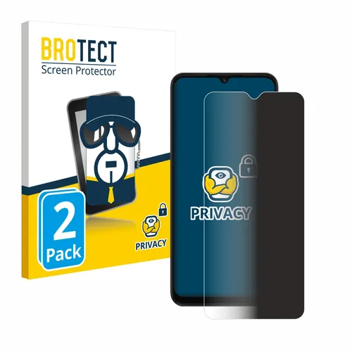 Blickschutz Folie für Samsung Galaxy A03 Anti Spy Privacy Screen Display Sicht