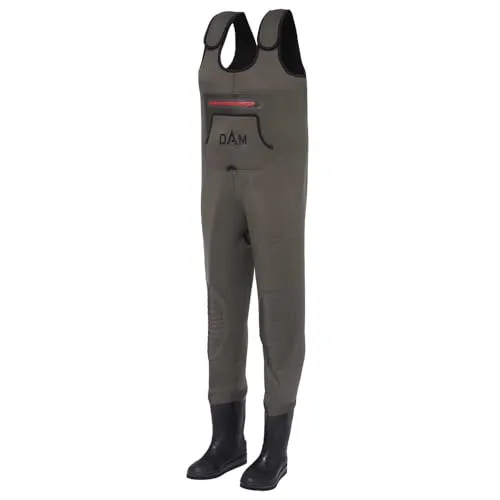 RON THOMPSON Break-Point Neoprene Wader mit Cleated Sole 46/47-11/12 - Watschuhe & Anglerstiefel, ideal für kalte Gewässer mit hervorragender Wärmeisolierung und rutschfester Sohle für sicheren Halt.