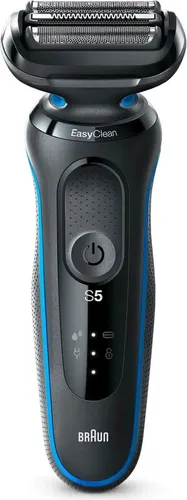 Braun Series 5 51-B1000s - Elektrorasierer für Herren, Blau, inklusive 15% Zubehör-Rabatt während der Garantiezeit