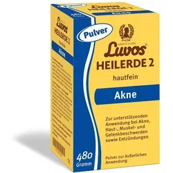 LUVOS Heilerde 2 hautfein 480 g - Arzneimittel zur natürlichen Hautpflege, ideal zur Linderung von Hautunreinheiten und zur Förderung eines klaren Teints.