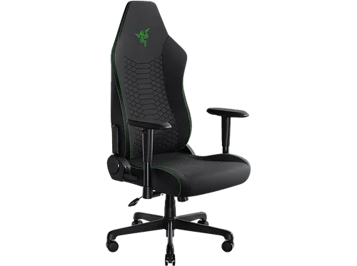 RAZER Gaming-Stuhl Iskur V2 X schwarz - Ergonomischer Gaming-Stuhl mit höhenverstellbarer Sitzfläche und 2D-Armlehnen für optimalen Komfort, ideal für lange Gaming-Sessions.