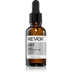 Revox B77 Just Alpha Arbutin und HA 30ml - Erleben Sie strahlende Haut mit Revox B77 Just 30 ml. Dieses Serum kombiniert Alpha Arbutin und Hyaluronsäure für ein ebenmäßiges Hautbild. Ideal für alle Hauttypen und vegan – für die tägliche Pflege.