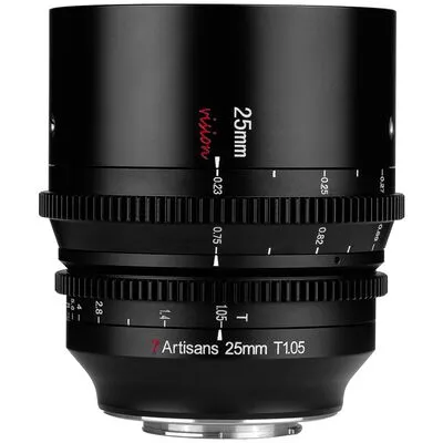 7Artisans Vision 25mm T1.05 L-Mount APS-C Objektiv - Hochwertiges APS-C Objektiv mit einer großen Blendenöffnung von T1.05 für beeindruckende Low-Light-Leistung und kreative Unschärfeeffekte.