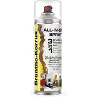 Brantho Korrux 3 in 1 Rostschutzlack All in One 400ml Sprühdose RAL3000 Feuerrot Seidenglanz