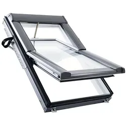 Roto Dachfenster Designo RotoTronic R69G K2EF Comfort Verglasung Kunststoff Elektro-Funk Fenster, 65x98 cm (6/9)
