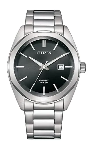 CITIZEN Men's Analog Quarz Uhr BI5110-54E - Elegante Armbanduhr mit Edelstahl-Armband und präzisem Quarzwerk, perfekt für jeden Anlass.