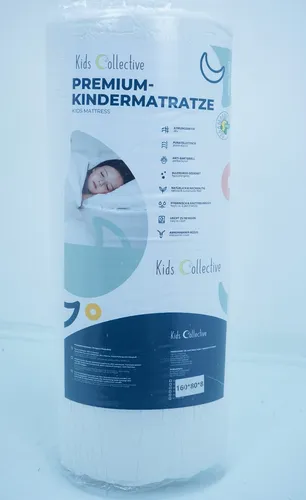 Kids Collective Kindermatratze SMART 80x160 cm - Matratze für Kinder mit abnehmbarem, waschbarem Bezug, eco5-zertifiziert und punktelastisch für optimalen Schlafkomfort. Ideal für Kinderbetten und Gewicht bis 60 kg.