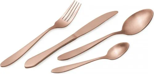 Berlinger Haus Besteck 24 Teile BH-3076 - 24-teiliges Besteckset aus hochwertigem Edelstahl mit elegantem Roségold-Finish. Ideal für festliche Anlässe, spülmaschinenfest und in repräsentativer Geschenkbox.