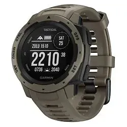 Garmin Instinct 45 mm - Robuste Outdoor-Smartwatch in Hellbraun - Smartwatch für extreme Bedingungen, besonders stoßfest und wasserdicht. Das kratzfeste Display bleibt auch bei Sonne gut lesbar, ideal für Outdoor-Abenteuer.