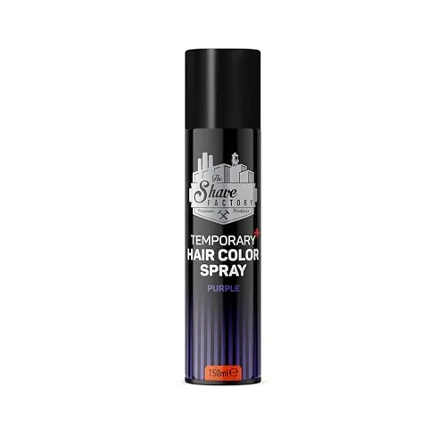 The Shave Factory Temporary+ Hair Color Spray Purple 150 ml