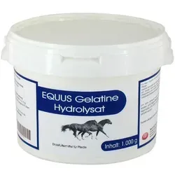 Gelatine Hydrolysat Equus Pulver vet. 1000 g - Tiergesundheit - Hochwertiges Gelatine Hydrolysat für die Unterstützung der Gelenke und Haut von Pferden, rezeptfrei erhältlich.