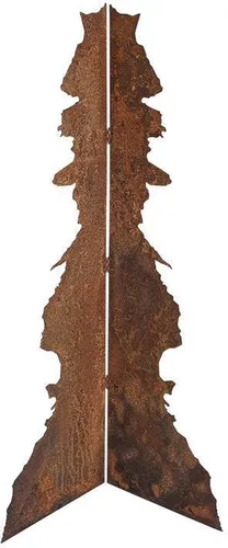 ESTEXO Dekosäule Rostsäule Ecksäule 143 cm - Edle Gartendeko - Einzigartige Ecksäule aus Edelrost für Ihren Garten. Die Säule entwickelt mit der Zeit eine ansprechende Rost-Patina und wird zum Blickfang. Wählen Sie zwischen zwei Höhen für die perfekte Gestaltung.