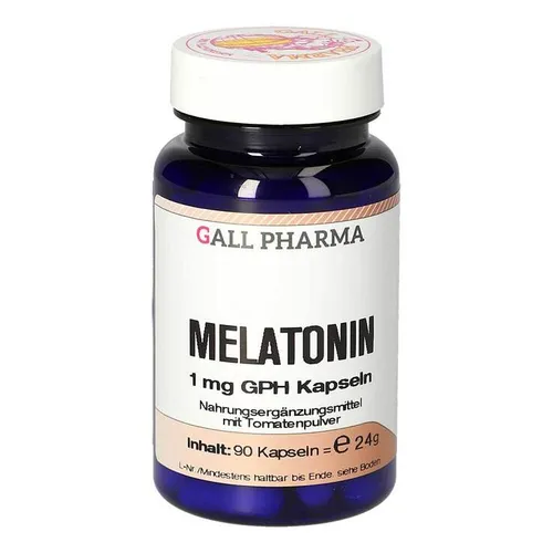 Melatonin 1 mg GPH Kapseln Inhalt: 24 g