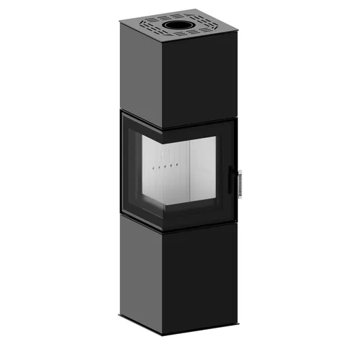 EEK A+ Eck-Kaminofen Hitze GABI - 6,5kW, raumluftunabhängig - Kaminöfen mit 84% Wirkungsgrad und eleganter Ästhetik. Der freistehende Hitze GABI bietet hohe Effizienz, moderne Brennkammerbelüftung und Speicherbeton für optimale Wärmeabgabe.
