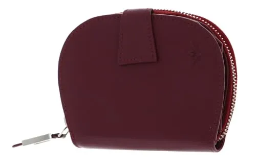 VOi Soft Penny Wallet Granat dunkelrot - Elegante Leder Geldbörse - Praktisches Portemonnaie aus hochwertigem Leder mit RFID-Schutz und cleverer Innenaufteilung für Karten und Münzen. Ideal für stilbewusste Damen.