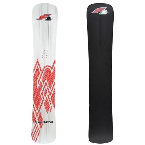 F2 Snowboard Eliminator Race 166w cm Silber/Rot 2024/25