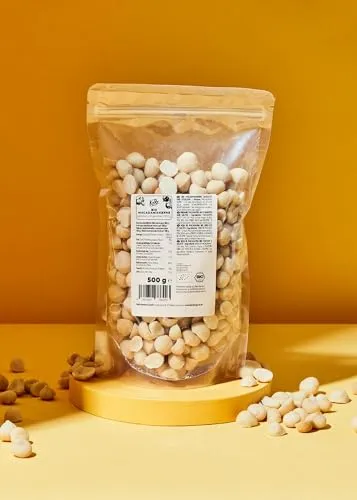 KoRo - Geröstete und gesalzene Bio Macadamiakerne 500 g
