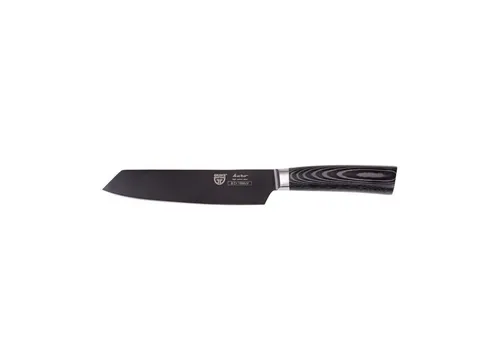 GRÄWE Kochmesser Kuro Trimmer schwarz - Küchenmesser aus Spezialstahl, ergonomischer Griff für optimale Handhabung und Präzision beim Schneiden.