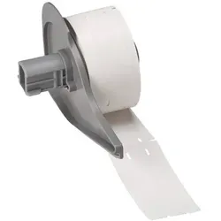 Brady M7-12-109 Etiketten aus PE, 19,05 mm x 76,2 mm, weiß - Hochwertige, bedruckbare Polyethylen-Etiketten für vielseitige Kennzeichnungsanwendungen. Hohe Reißfestigkeit, chemische Beständigkeit und hervorragende Lesbarkeit bei unterschiedlichen Bedingungen.