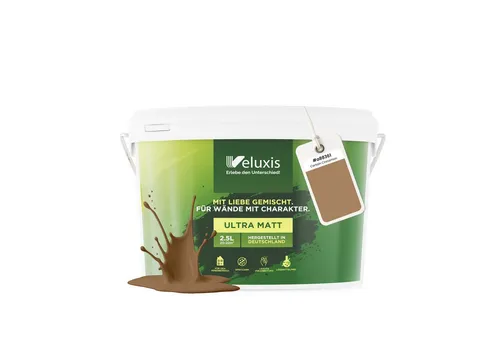 Veluxis Wandfarbe Universal - Farben für stilvolle Wohnwelten – die matte Veluxis® Wandfarbe überzeugt mit starker Deckkraft und eleganter Oberfläche. Ideal für kreative Raumgestaltungen, tropfarm und geruchsarm – perfekt für jeden Raum!
