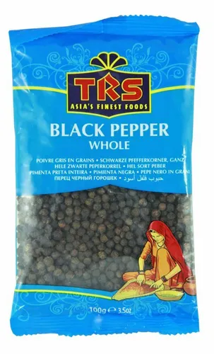 [ 100g ] TRS schwarze Pfefferkörner, ganz / schwarzer Pfeffer