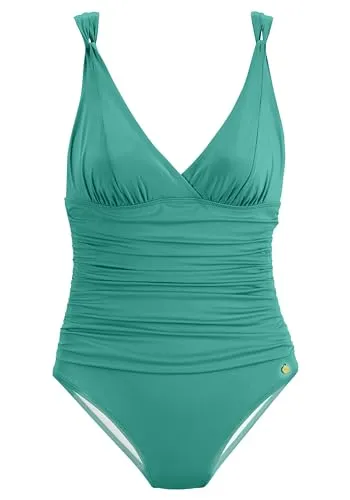 Lascana Damen Badeanzug - Badeanzüge für Damen mit bequemer Passform und integrierten Softcups, ideal für optimalen Halt und Komfort beim Schwimmen.