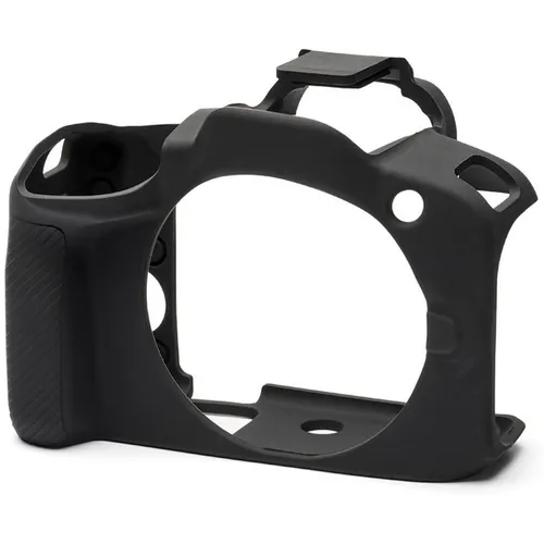easyCover Silikon Kameratasche für Canon R50 - Schwarz - Schützen Sie Ihre Canon R50 mit der maßgeschneiderten easyCover Silikon Kameratasche. Sie bietet ausgezeichneten Schutz vor Stößen und Kratzern, während alle Bedienelemente leicht zugänglich bleiben.