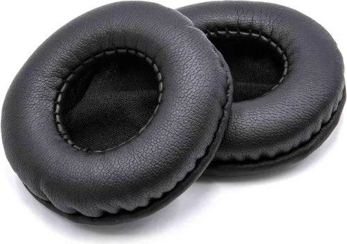 vhbw 2x Ohrpolster kompatibel mit Callstel Stero Headset Kopfhörer Headset, Polyurethan Schwarz