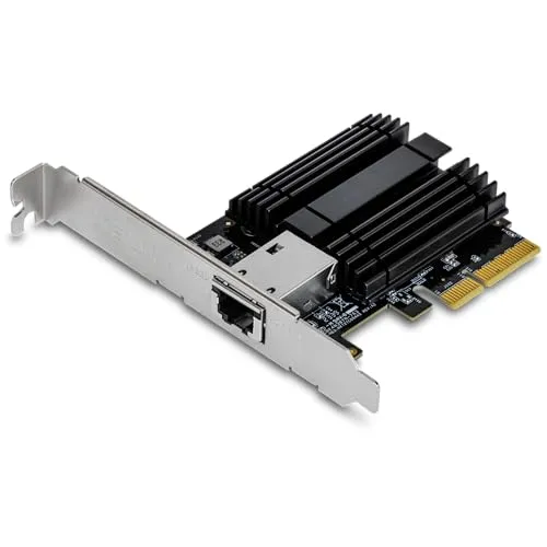 TrendNet TEG-10GECTX Netzwerkadapter PCIe - 10G Ethernet-Port - Netzwerkkarten: Konvertiert einen PCIe-Steckplatz in einen 10G Ethernet-Port und unterstützt 802.1Q VLAN Tagging für optimale Netzwerkleistung.