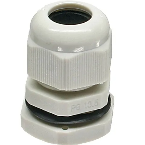 InLine® 10 Stück Kabeldurchführung PG 29 Nylon IP68 18-25mm grau