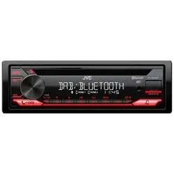 JVC KD-DB622BT - Bluetooth DAB+ Autoradio mit USB, CD und MP3, inkl. 13-Band EQ und Spotify Steuerung für perfekten Sound im Auto
