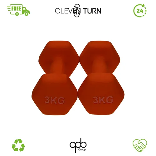 Amazon Basics Neopren Hanteln Gewichte 2er Sets 3KG