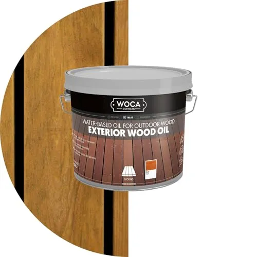 WOCA 617958A Exterior Öl für Teak, 2,5 L - Arborist Merchandising Root - Ideal für die Pflege von Holzoberflächen, bietet exzellenten UV-Schutz und ist schnelltrocknend, perfekt für Terrassen und Gartenmöbel.