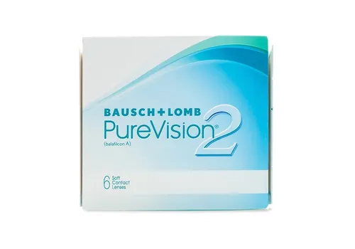 Bausch + Lomb PureVision 2 Monatslinsen - Hochwertige sphärische Kontaktlinsen für klare HD-Sicht und hohen Tragekomfort. Ideal für Kurz- oder Weitsichtigkeit, mit hoher Sauerstoffdurchlässigkeit und bis zu 30 Tagen Tragezeit.