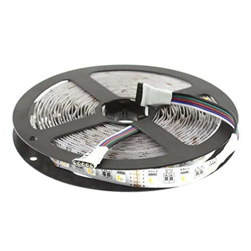 LED RGBW warmweiss (3000K) 4in1 Streifen 24V, 500cm, 60 LEDs/m (300 Stk.), IP20 - 4 Farben in einer LED