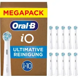 Oral-B iO Aufsteckbürsten – Ultimative Reinigung für elektrische Zahnbürsten - Ersatzzahnbürsten für Oral-B iO, mit fortschrittlicher Tiefenreinigung und farbwechselnden Borsten, die den Bürstenkopfwechsel signalisieren.