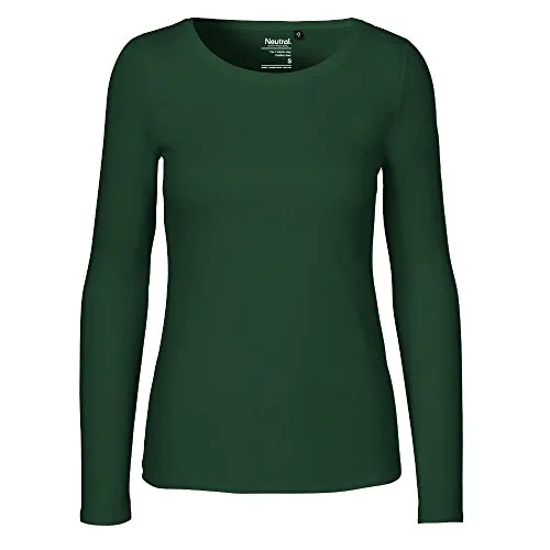 Neutral - Damen Longsleeve / Bottle Green, XL