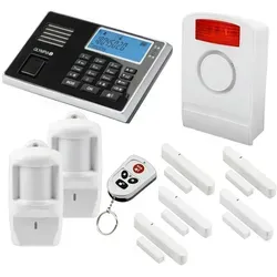 OLYMPIA 9061 Alarmanlagen-Set - Alarm & Sicherheit: Komplettes Set mit Außensirene, Fenster-/Türkontakten und Bewegungsmeldern für optimalen Schutz Ihres Zuhauses.