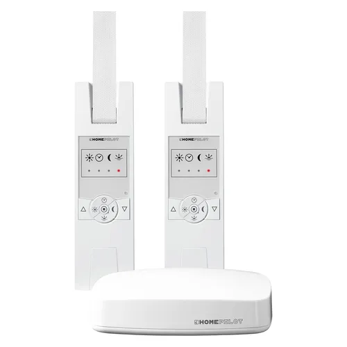 HOMEPILOT 20221001 Funk Starterkit Rollladen-Steuerung - Smart Home Gurtwickler mit App-Steuerung, für mehr Komfort und Energieeffizienz