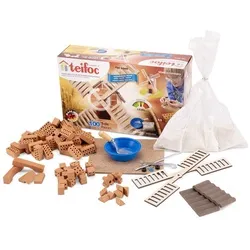 Eitech Windmühle - teifoc Steinbaukasten Metallbaukasten - Baukästen & Bausteine, kreativer Metallbaukasten für Kinder ab 3 Jahren, fördert die Feinmotorik und das technische Verständnis.