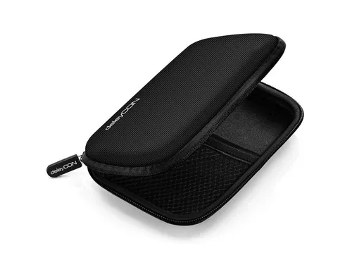 deleyCON Festplattentasche deleyCON Festplattentasche Case für 2,5" Zoll HDD SSD - 2 Fächer