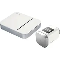 Smart Home Aktionspaket "ONE", Set - Sicherheit und Komfort vereint: 1x Smart Home Controller und 1x Heizkörper-Thermostat II, steuerbar per Smartphone-App, kompatibel mit Alexa, Google Home und mehr.