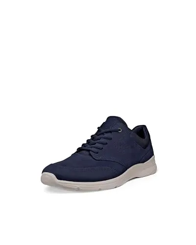 Ecco Irving Lace Sneakers Herren - Dunkelblau - Größe 45 - Sneaker für Herren aus hochwertigem Leder, ausgestattet mit innovativer ECCO FLUIDFORM Technologie für optimalen Tragekomfort und Flexibilität. Ideal für den Alltag.