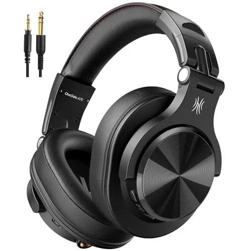 OneOdio Bluetooth Kopfhörer Over Ear – 72 Std HiFi Stereo, kabellos für DJ & Studio - Kopfhörer mit 72 Stunden Spielzeit und HiFi Stereosound, ideal für Musikliebhaber und DJs. Ergonomisches Design für höchsten Tragekomfort.